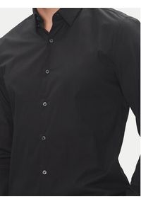 Calvin Klein Koszula Essential LV019EU030 Czarny Slim Fit. Kolor: czarny. Materiał: bawełna #4