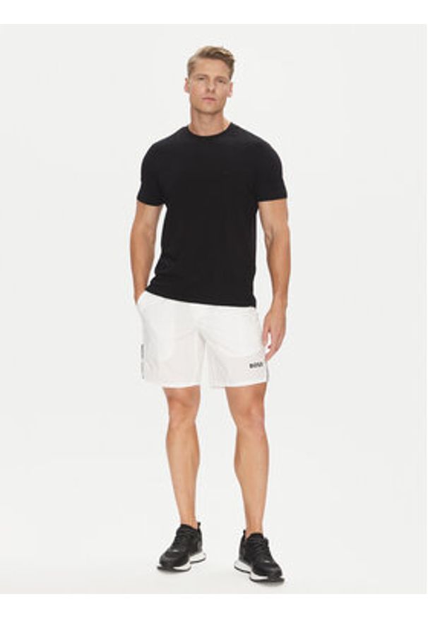 BOSS Szorty sportowe S_T-Match 50541370 Biały Regular Fit. Kolor: biały. Styl: sportowy