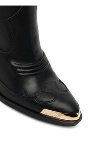 Versace Jeans Couture Kowbojki 79VA3S12 Czarny. Kolor: czarny. Materiał: skóra