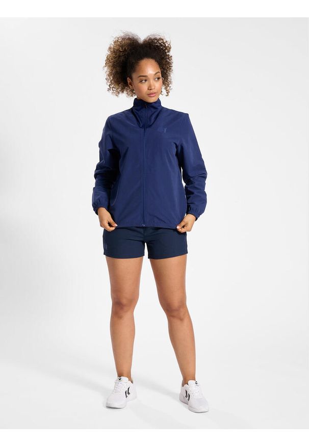 Damska bluza dresowa Hummel HmlCourt. Kolor: niebieski. Materiał: dresówka. Wzór: nadruk. Sport: fitness