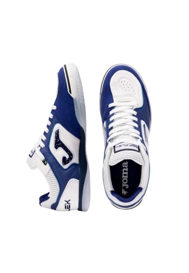 Buty do piłki nożnej halowej męskie Joma Top Flex IN. Kolor: biały. Sport: piłka nożna