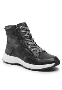 Sneakersy Caprice 9-25204-29 Black Nappa 022. Kolor: czarny. Materiał: skóra