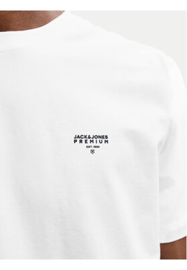 Jack & Jones T-Shirt Tyler 12292383 Biały Regular Fit. Kolor: biały. Materiał: bawełna