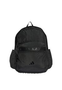 Adidas - Plecak adidas 3 Bar Logo. Kolor: czarny. Materiał: materiał. Wzór: gładki. Styl: sportowy