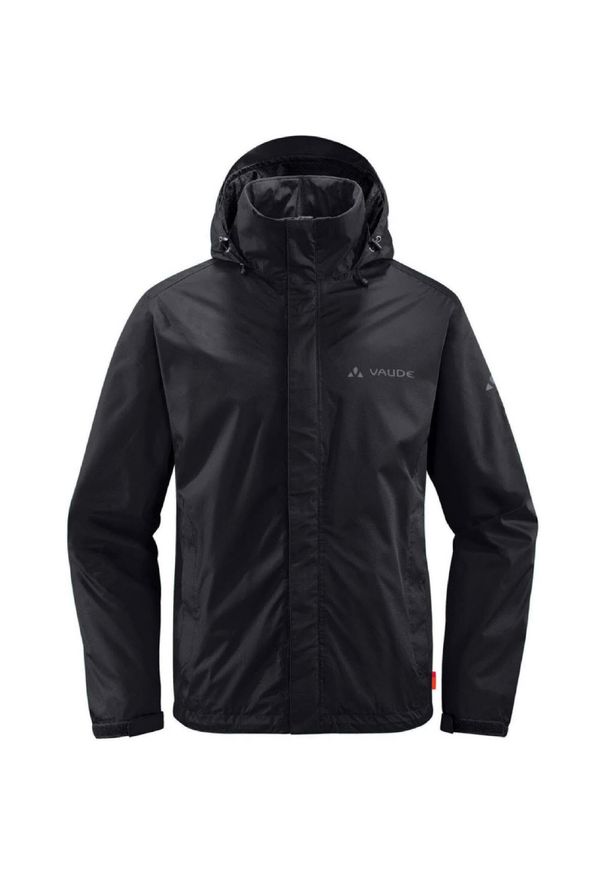 Kurtka przeciwdeszczowa męska Vaude Escape Light Jacket. Typ kołnierza: kaptur. Kolor: czarny
