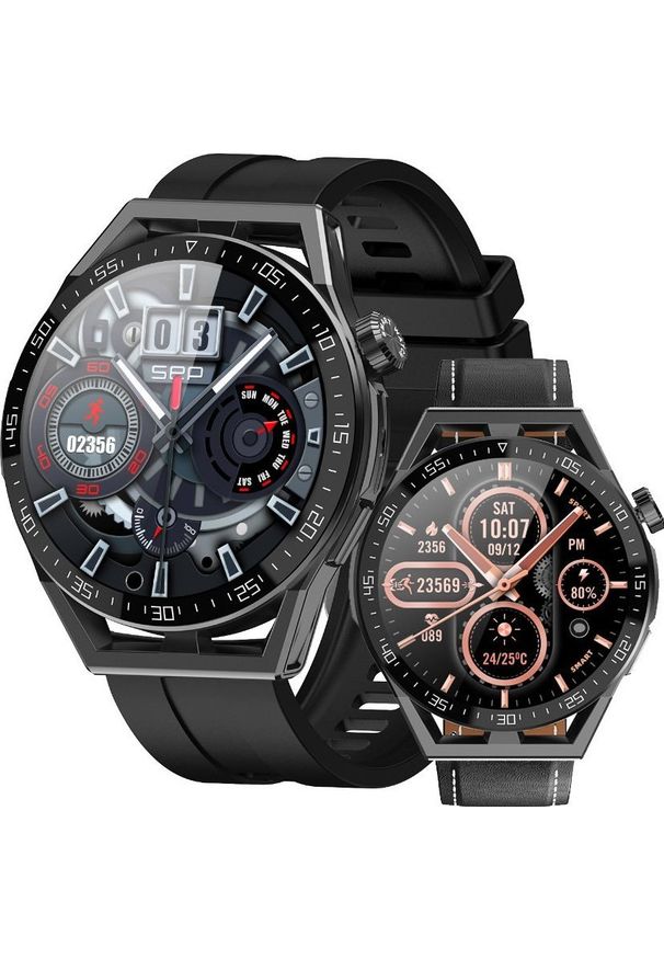 Smartwatch Rubicon RNCE88 Czarny (RNCE88). Rodzaj zegarka: smartwatch. Kolor: czarny