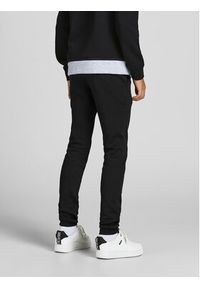 Jack&Jones Junior Spodnie dresowe Basic 12190406 Czarny Regular Fit. Kolor: czarny. Materiał: bawełna #5