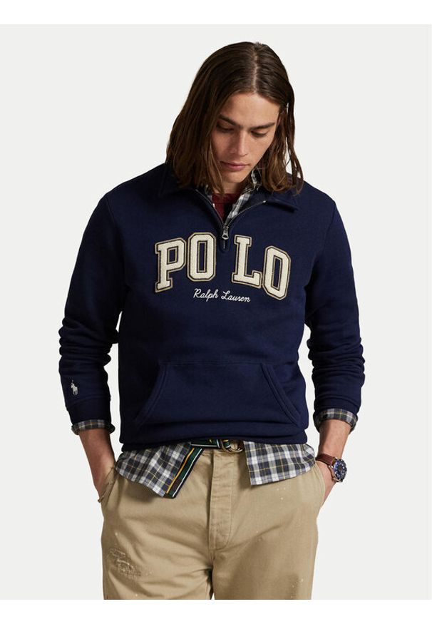Polo Ralph Lauren Bluza 710981150002 Granatowy Regular Fit. Typ kołnierza: polo. Kolor: niebieski. Materiał: bawełna