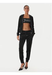 Juicy Couture Spodnie dresowe JCBBJ225802 Czarny Slim Fit. Kolor: czarny. Materiał: syntetyk #4