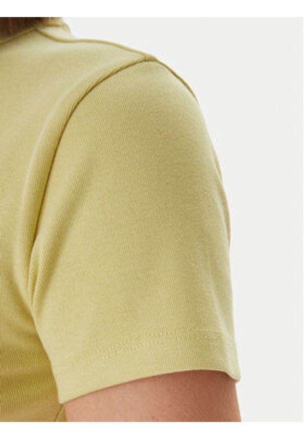 Hugo - HUGO T-Shirt Delanor 50512000 Zielony jasny Slim Fit. Kolor: zielony. Materiał: bawełna