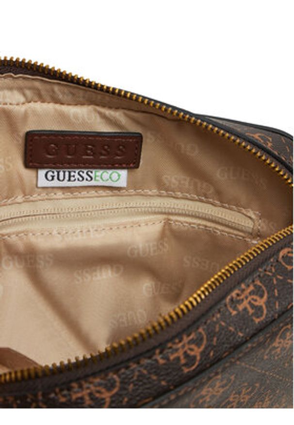 Guess Saszetka PMMILO P5245 Brązowy. Kolor: brązowy. Materiał: skóra