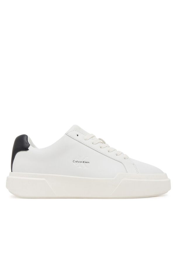 Sneakersy Calvin Klein. Kolor: biały