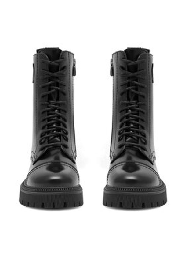 Lasocki Trapery RST-BETINA-06 Czarny. Kolor: czarny. Materiał: skóra