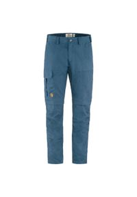 Fjällräven - Spodnie turystyczne męskie Fjallraven Karl Pro Zip-off Trousers. Kolor: niebieski