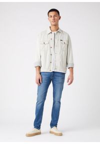 Wrangler - WRANGLER BRYSON MĘSKIE SPODNIE JEANSOWE MID INDIGO W14XCS30M