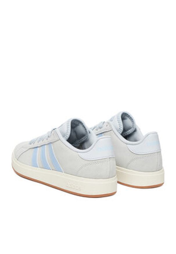 Adidas - adidas Sneakersy GRAND COURT BASE 00S JQ3595 Niebieski. Kolor: niebieski. Materiał: skóra, zamsz