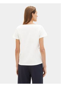 Tom Tailor T-Shirt 1041289 Biały Regular Fit. Kolor: biały. Materiał: bawełna