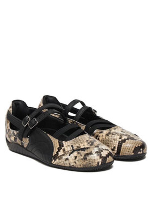 Puma Baleriny Speedcat Ballet Snake Wns 405326 01 Brązowy. Kolor: brązowy. Materiał: skóra