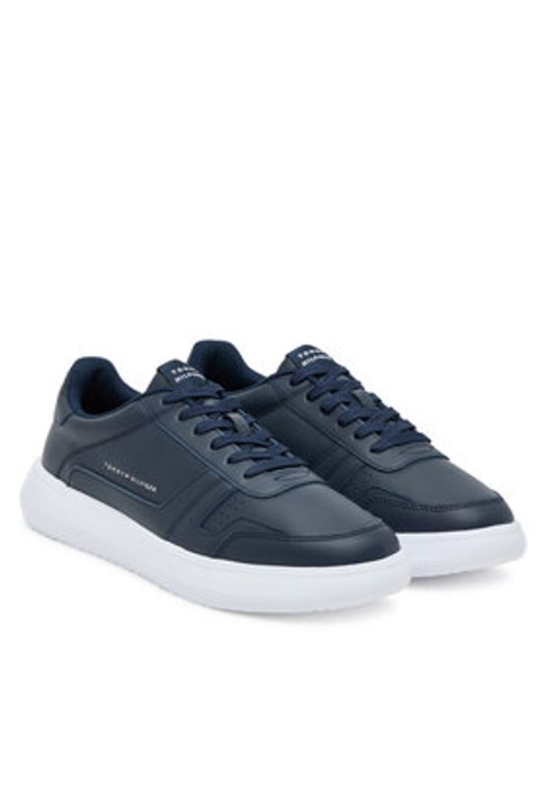 TOMMY HILFIGER - Tommy Hilfiger Sneakersy Modern Lightcup FM0FM05529 Granatowy. Kolor: niebieski. Materiał: skóra