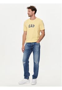 GAP - Gap T-Shirt 570044-10 Żółty Regular Fit. Kolor: żółty. Materiał: bawełna #2