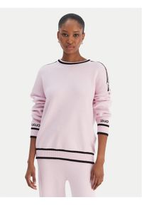 Liu Jo Sweter TF5230 MS59L Różowy Regular Fit. Kolor: różowy. Materiał: wiskoza #1