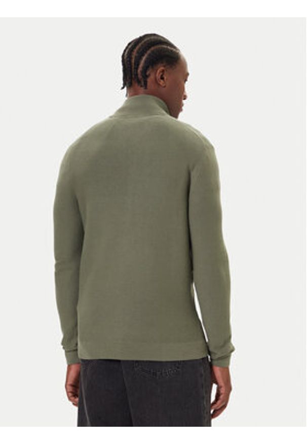 Mustang Kardigan Escondido 1016847 Zielony Regular Fit. Kolor: zielony. Materiał: bawełna