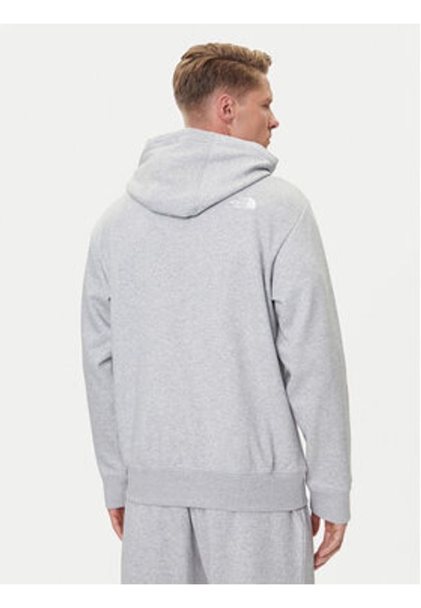The North Face Bluza Essential NF0A89ES Szary Regular Fit. Kolor: szary. Materiał: bawełna