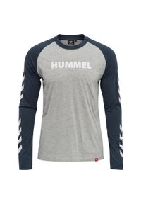 Koszulka z długim rękawem Hummel Legacy Blocked. Kolor: wielokolorowy, niebieski, zielony. Długość rękawa: długi rękaw. Długość: długie. Wzór: jodełka, kolorowy #1