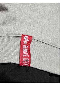 Alpha Industries Bluza Basic Sweater 178302 Szary Regular Fit. Kolor: szary. Materiał: bawełna #4
