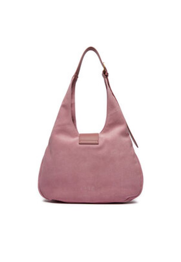Pinko Torebka Hobo Mini PE 24 PLTT 103275 A0YG Różowy. Kolor: różowy. Materiał: skórzane, zamszowe
