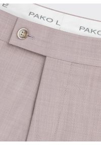 Pako Lorente - PAKO LORENTE – Spodnie garniturowe w kolorze różowym. Okazja: na spotkanie biznesowe. Kolor: różowy. Materiał: poliester, wełna. Styl: elegancki, biznesowy #5