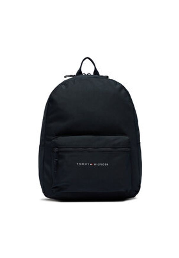 TOMMY HILFIGER - Tommy Hilfiger Plecak Th Essential Backpack AU0AU01864 Granatowy. Kolor: niebieski. Materiał: materiał