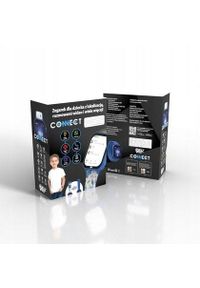 VTECH - Smartwatch dla dziecka KiDiZ Connect niebieski. Rodzaj zegarka: smartwatch. Kolor: niebieski