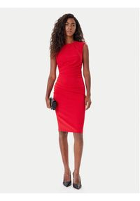 Rinascimento Sukienka koktajlowa CFC0125332003 Czerwony Slim Fit. Kolor: czerwony. Materiał: syntetyk. Styl: wizytowy #4
