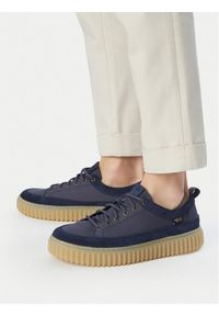 Clarks Sneakersy Torhill Lace 26186153 Granatowy. Kolor: niebieski. Materiał: materiał #1