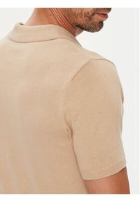 U.S. Polo Assn. Polo MUP3554 Beżowy Slim Fit. Typ kołnierza: polo. Kolor: beżowy. Materiał: bawełna #5