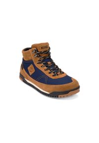 XERO SHOES - Panowie outdoorowy Xero Shoes Ridgeway Hiker - Męskie - Glazed Ginger. Kolor: żółty, wielokolorowy, pomarańczowy. Materiał: zamsz, tkanina. Szerokość cholewki: normalna. Sport: turystyka piesza