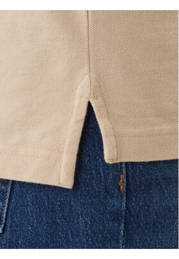 Tommy Jeans Polo DM0DM22711 Beżowy Regular Fit. Typ kołnierza: polo. Kolor: beżowy. Materiał: bawełna