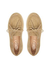 AGL Lordsy Giuly Boat D946024PGKA286F802 Beżowy. Kolor: beżowy. Materiał: materiał #3