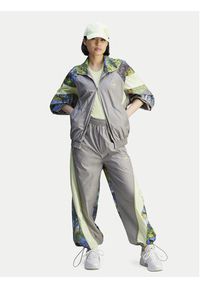 Adidas by Stella McCartney - adidas by Stella McCartney Spodnie dresowe Earth Collage JG5794 Szary Loose Fit. Kolor: szary. Materiał: syntetyk #4