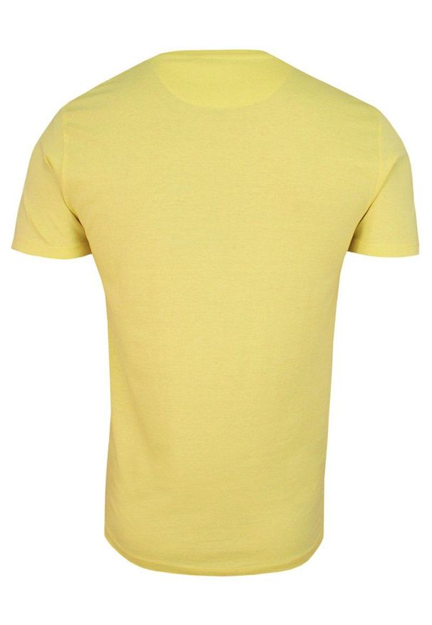 Żółty Bawełniany T-Shirt Męski Bez Nadruku -Brave Soul- Koszulka, Krótki Rękaw, Basic. Okazja: na co dzień. Kolor: złoty, wielokolorowy, żółty. Materiał: bawełna. Długość rękawa: krótki rękaw. Długość: krótkie. Sezon: wiosna, lato. Styl: casual