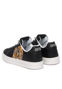 Versace Jeans Couture Sneakersy 80VA3SK3 ZPB73 899 Czarny. Kolor: czarny. Materiał: skóra #6