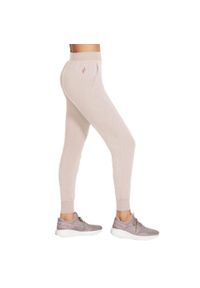 skechers - Spodnie treningowe damskie Skechers Restful Jogger. Kolor: różowy. Materiał: dresówka
