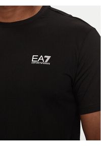 EA7 Emporio Armani T-Shirt 8NPT25 PJVPZ 1200 Czarny Regular Fit. Kolor: czarny. Materiał: bawełna