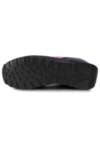 Big-Star - Granatowe Sneakersy Big Star Męskie Modne Półbuty. Okazja: na co dzień. Kolor: niebieski. Materiał: zamsz, materiał, skóra ekologiczna. Szerokość cholewki: normalna. Sport: fitness #8