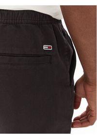 Tommy Jeans Joggery Austin DM0DM20283 Czarny Slim Fit. Kolor: czarny. Materiał: bawełna