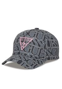 Guess Czapka z daszkiem H5YZ03 WO08O Szary. Kolor: szary. Materiał: bawełna, materiał