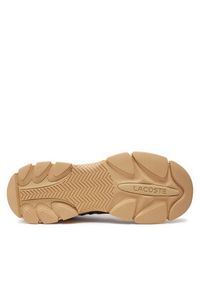 Lacoste Sneakersy 748SMA0055 Beżowy. Kolor: beżowy. Materiał: mesh, materiał #6