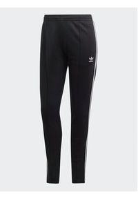 Adidas - adidas Spodnie dresowe adicolor IB5916 Czarny Slim Fit. Kolor: czarny. Materiał: dresówka, bawełna #5