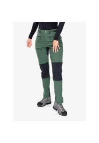 Haglöfs - Spodnie górskie damskie Haglofs Rugged Slim Pant. Kolor: zielony. Sport: turystyka piesza